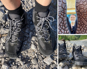 Slip in and feel good - the ZaqQ barefoot shoe Roqq Trail Black
