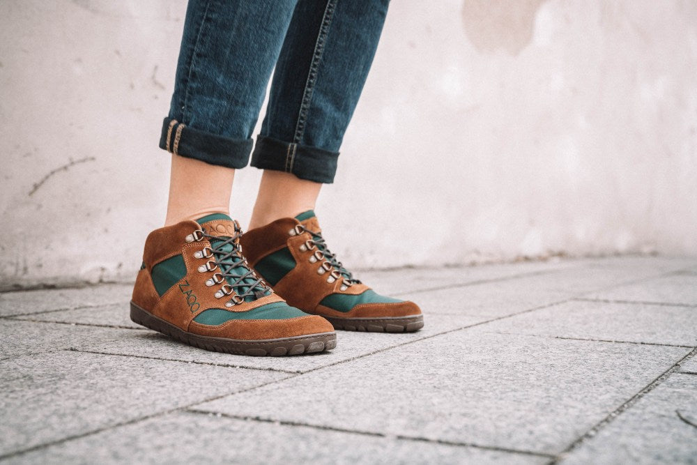 Hiqe mid Brown Green Waterproof