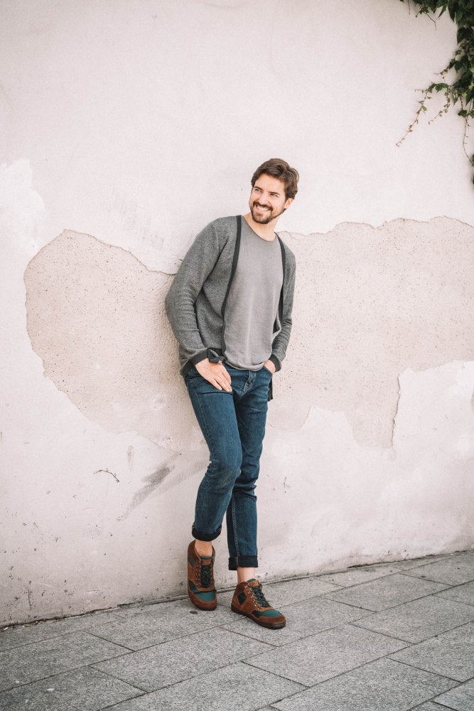 Hiqe mid Brown Green Waterproof