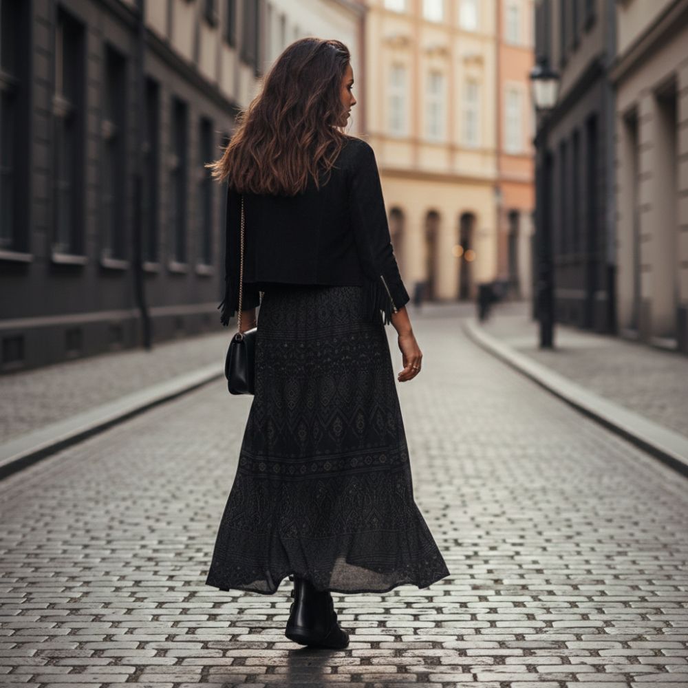 Qlance Black Gold Plain